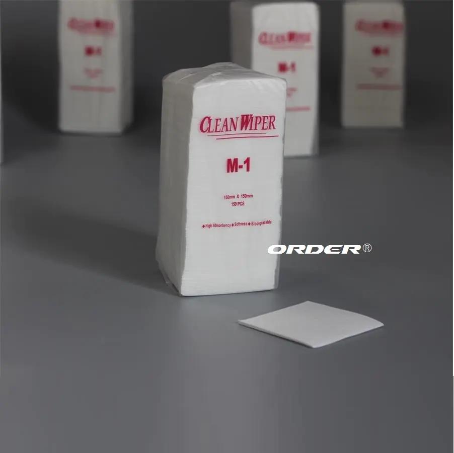 苏州欧德ORDER®提供耐酒精耐丙酮CLEAN WIPER M-1-2804H 网纹小尺寸高吸液性无尘净化抹纸-苏州欧德无尘材料有限公司
