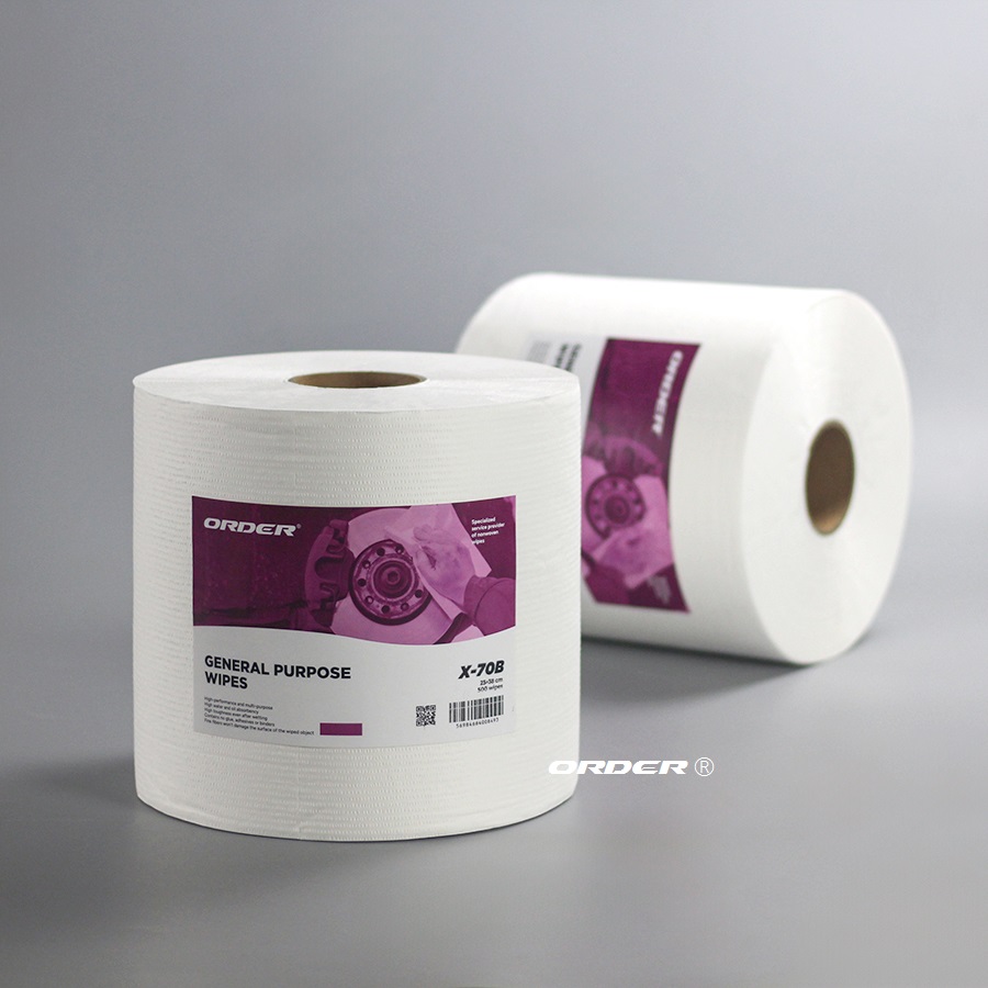 苏州欧德ORDER®X-70W白色大卷多用途工业擦拭布