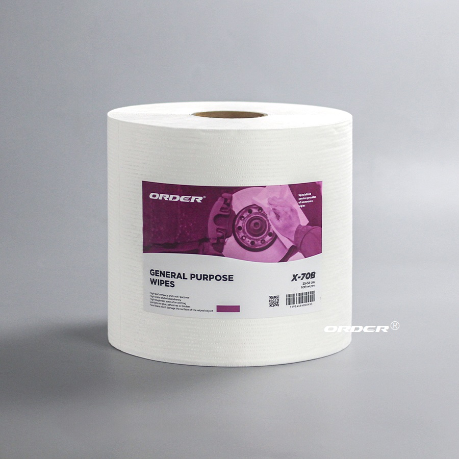 苏州欧德ORDER®X-70W白色大卷多用途工业擦拭布
