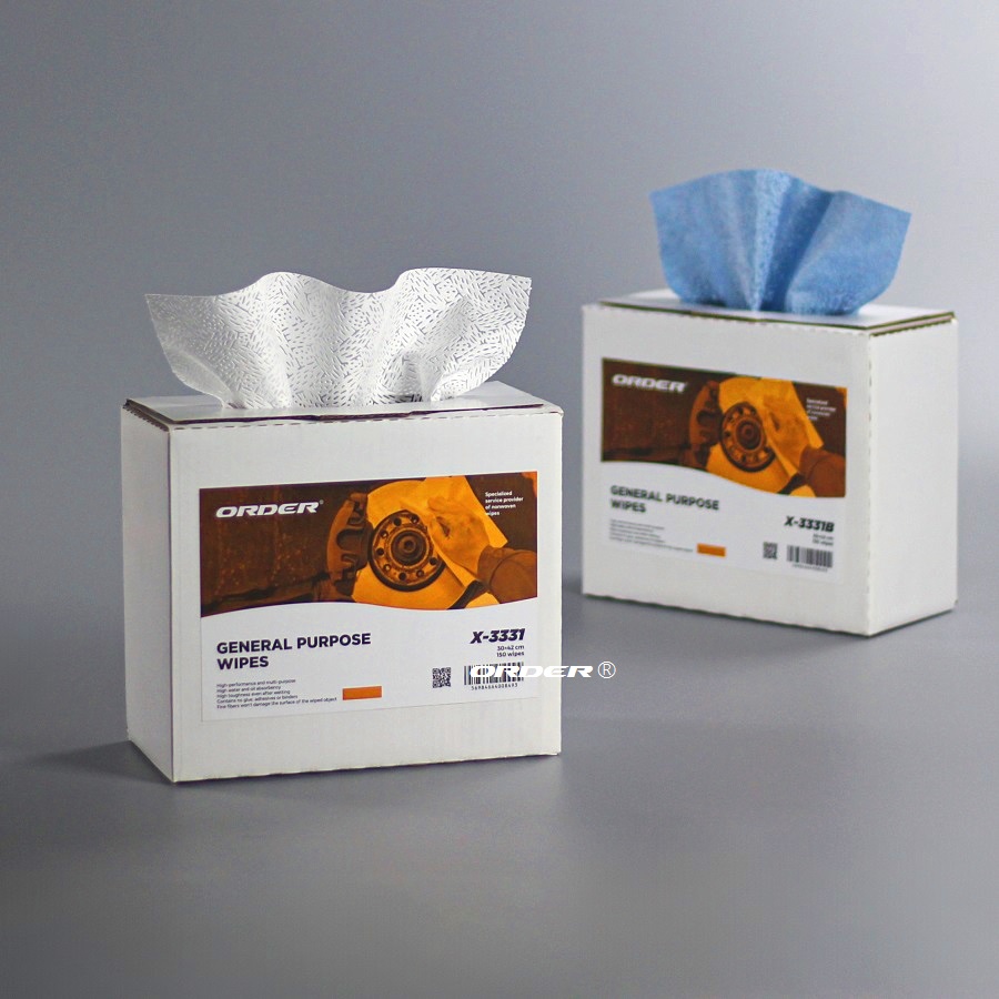 欧德ORDER®PX-3331W 盒装23x42cm抽取式白色吸油擦拭纸