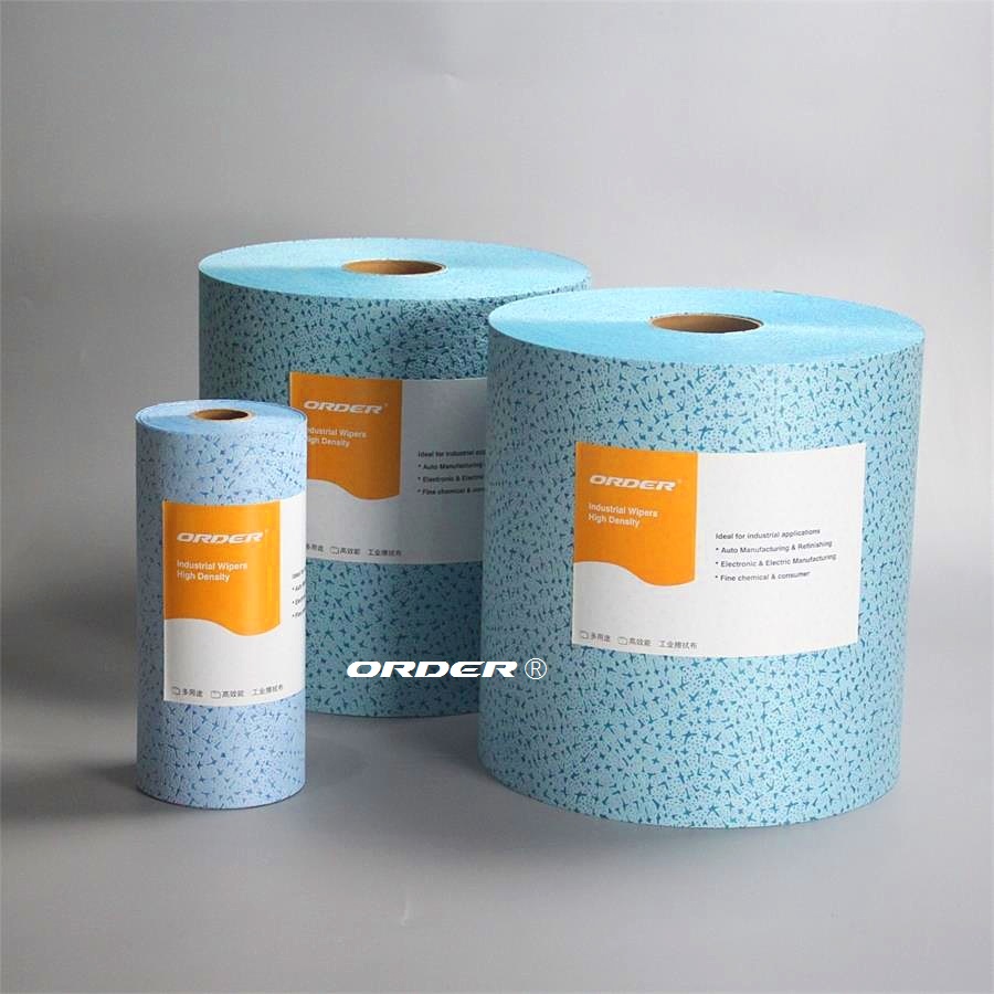 欧德ORDER®RX-3332B 小卷式蓝色吸油工业擦拭布