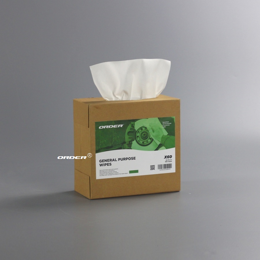 欧德ORDER®KIM-X60W替代金佰利WypAll*X60盒装抽取式多用途无纺擦拭布