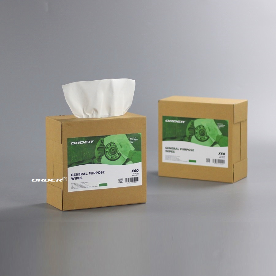 欧德ORDER®KIM-X60W替代金佰利WypAll*X60盒装抽取式多用途无纺擦拭布