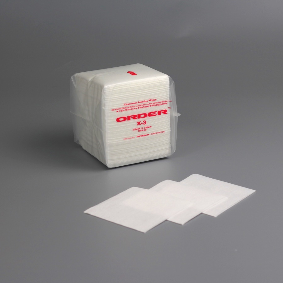 苏州欧德ORDER®X-3国产折叠M-3清洁PCB线路板精密万用无纺擦拭布