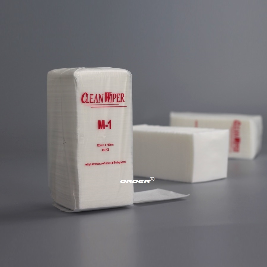 苏州欧德ORDER®电子精密CLEAN WIPER M-1 15cmx15cm网孔防静电网纹无尘擦拭纸