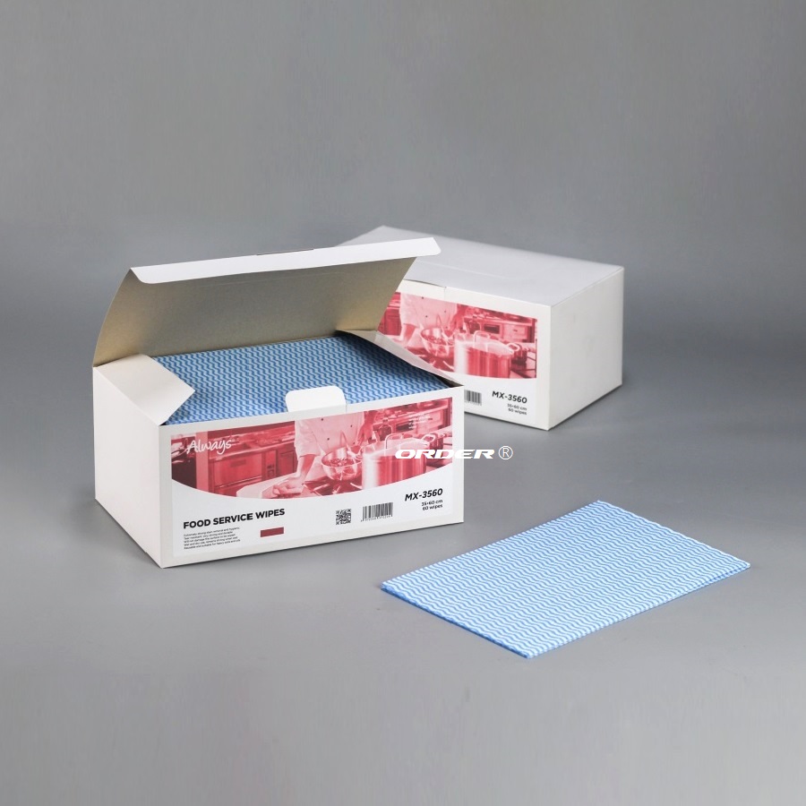 欧德ORDER®Foodservice咖啡厅西餐厅卫生无纺布抹布-副本