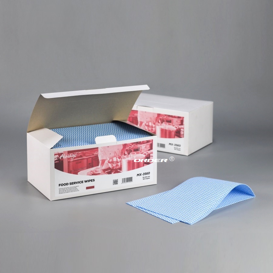 欧德ORDER®Foodservice咖啡厅西餐厅卫生无纺布抹布-副本