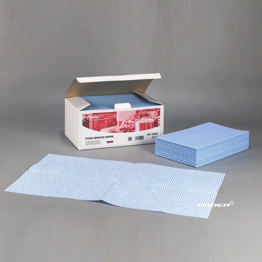 欧德ORDER®Foodservice咖啡厅西餐厅卫生无纺布抹布-副本