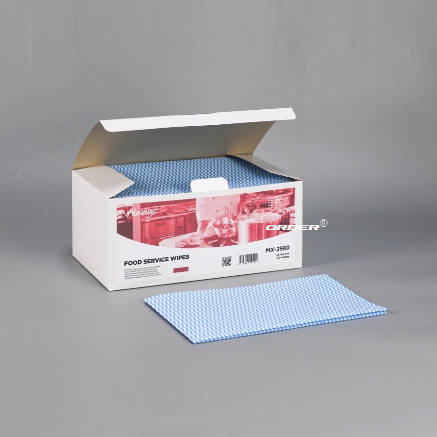 欧德ORDER®Foodservice咖啡厅西餐厅卫生无纺布抹布-副本