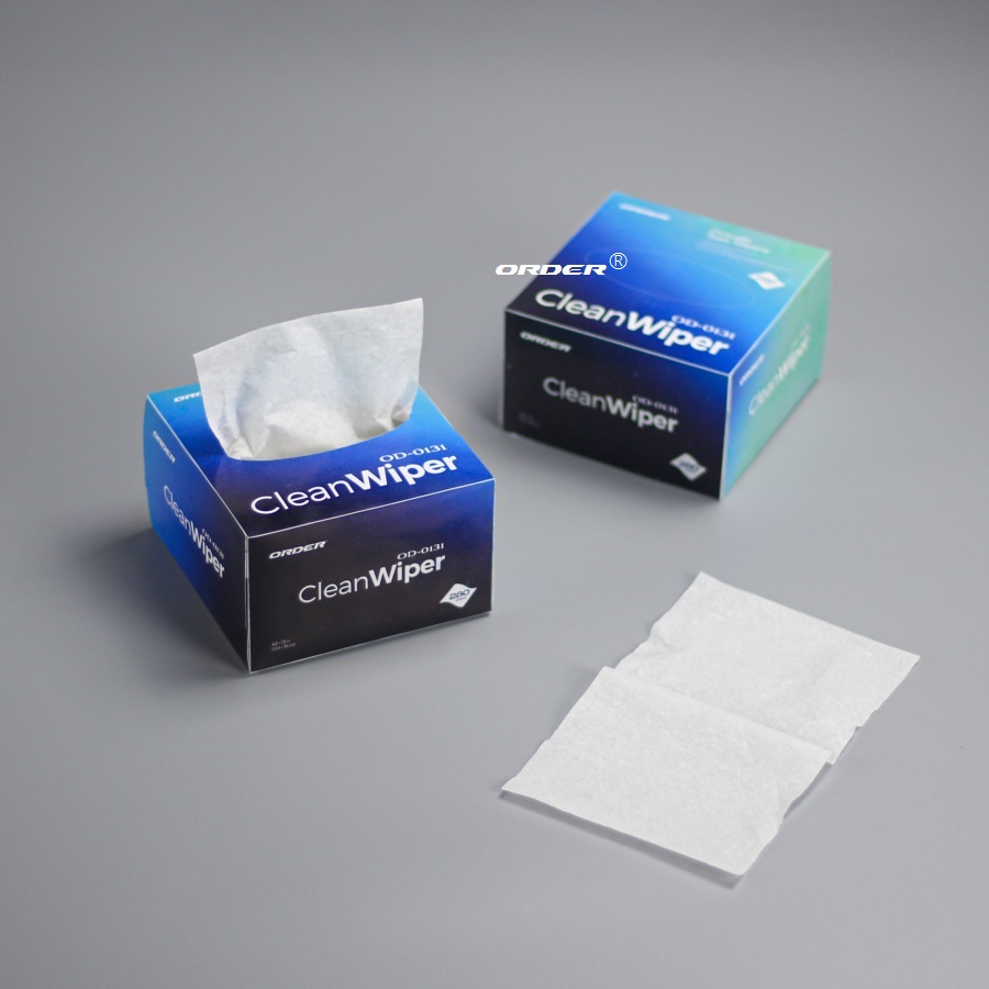 欧德ORDER®CLEAN WIPER 0131-10盒装抽取式无尘实验室精密仪器无尘擦拭纸镜头擦拭纸