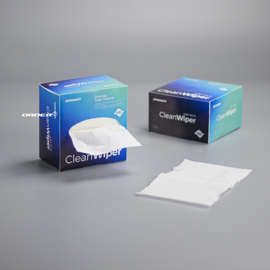 欧德ORDER®CLEAN WIPER 0131-10盒装抽取式无尘实验室精密仪器无尘擦拭纸镜头擦拭纸