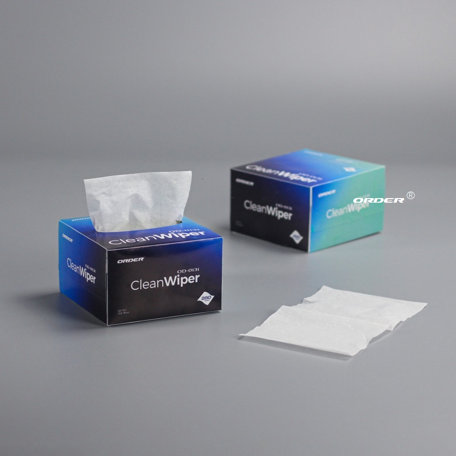 欧德ORDER®CLEAN WIPER 0131-10盒装抽取式无尘实验室精密仪器无尘擦拭纸镜头擦拭纸