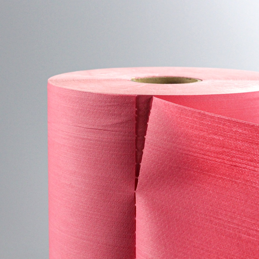 欧德ORDER®KIM-X80R 红色大卷式多用途强韧无纺擦拭布