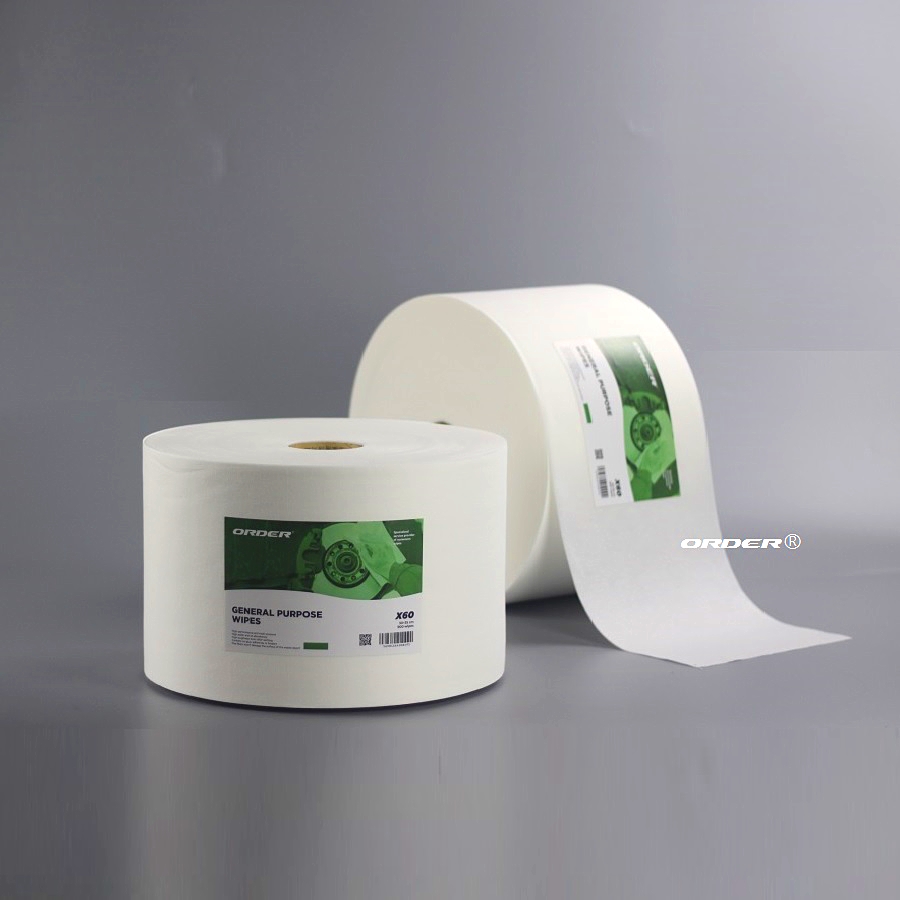 苏州欧德ORDER®KIM-X60W白色大卷高效工业擦拭布