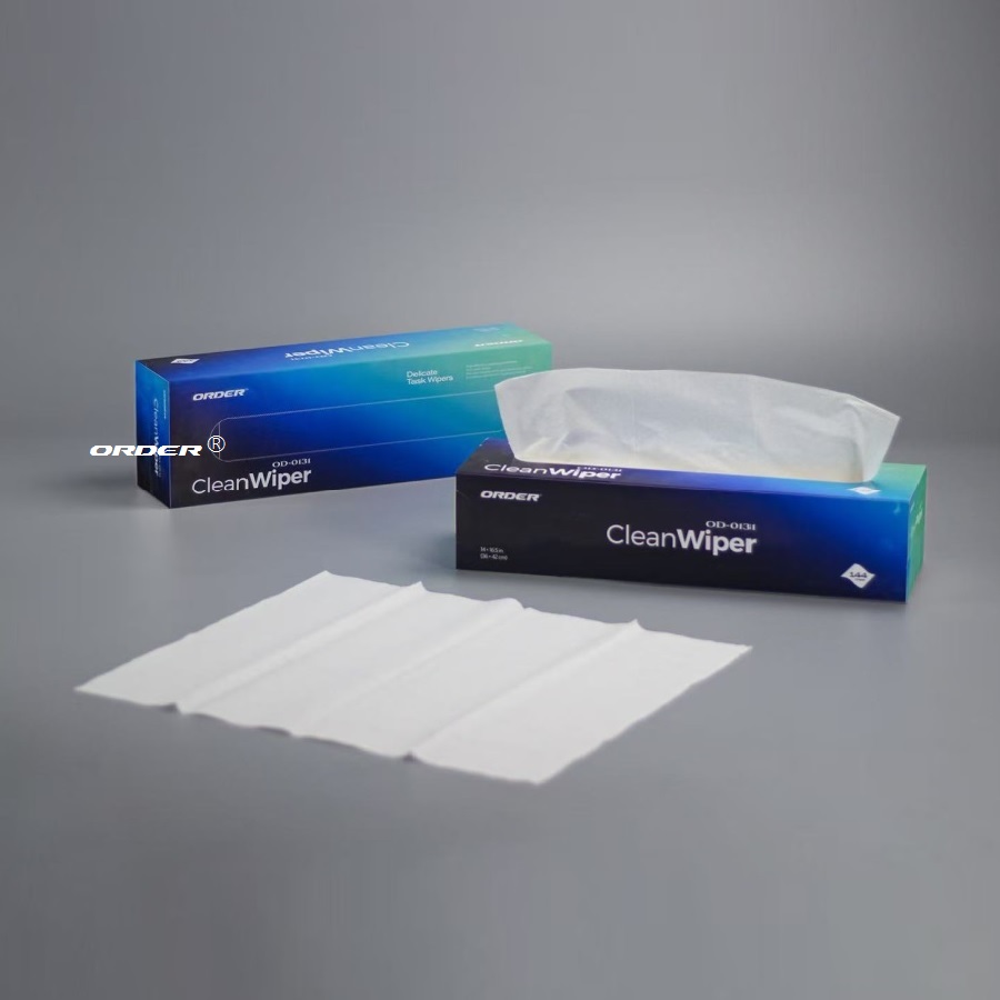 36cmx42cm双层大盒装抽取式木浆纸多功能经济型实验室科学精密擦拭清洁巾