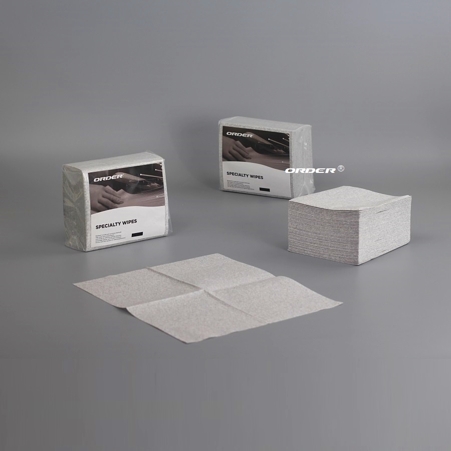 欧德灰色折叠式特级多用途擦拭抹布