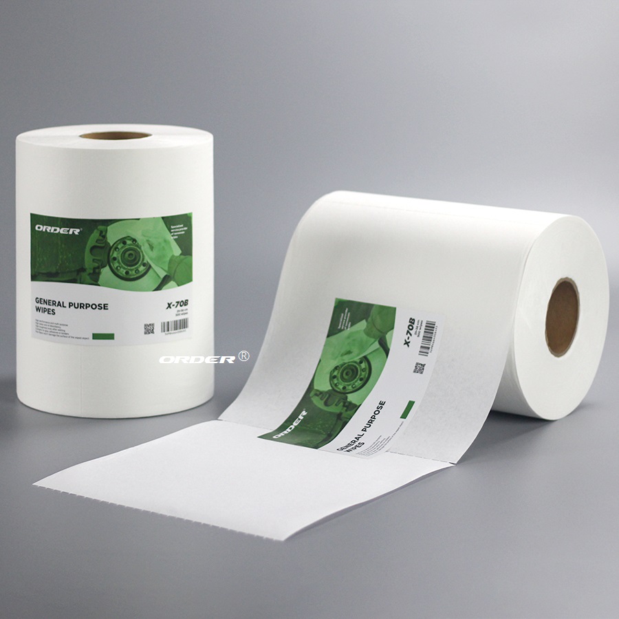 苏州欧德ORDER®X60白色大卷多用途工业擦拭无纺抹布