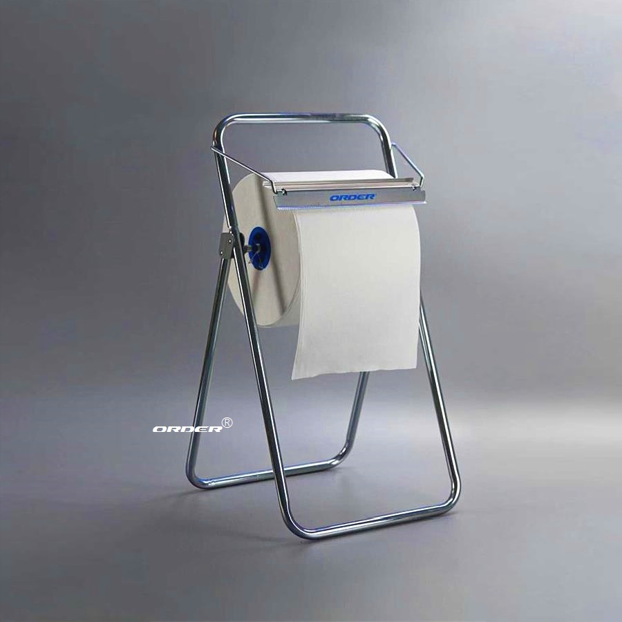 ORDER®专业代工生产落地移动式卷装擦拭纸架-副本