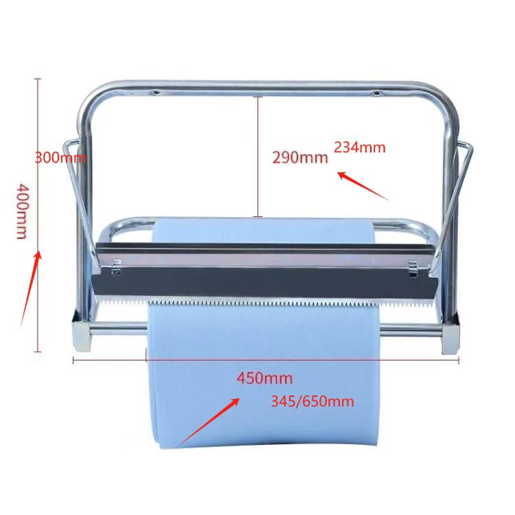 苏州欧德ORDER®工业大卷式擦拭纸架TORK多康银色镀锌壁掛式卷装纸支架放置架