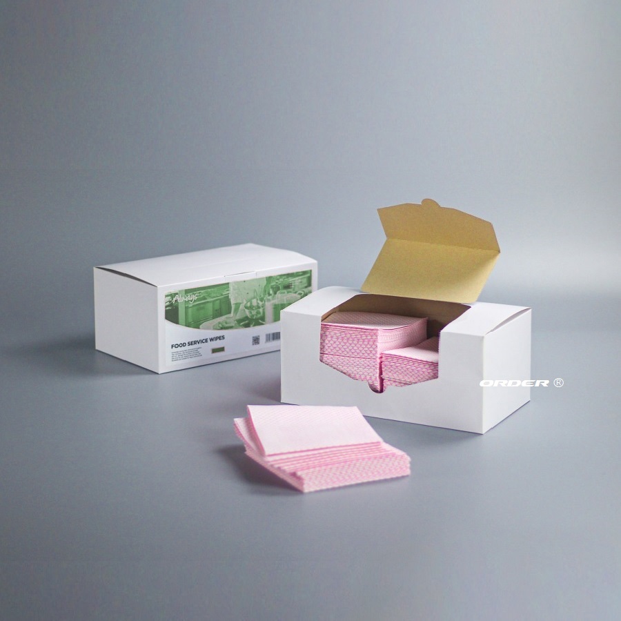 欧德ORDER®代工生产食品加工产业专用清洁无纺擦拭抹布35cmx30cm