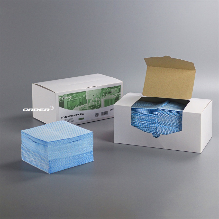 欧德ORDER®代工生产35cmx30cm餐饮食品加工产业专用高吸水性吸油性清洁无纺布抹布