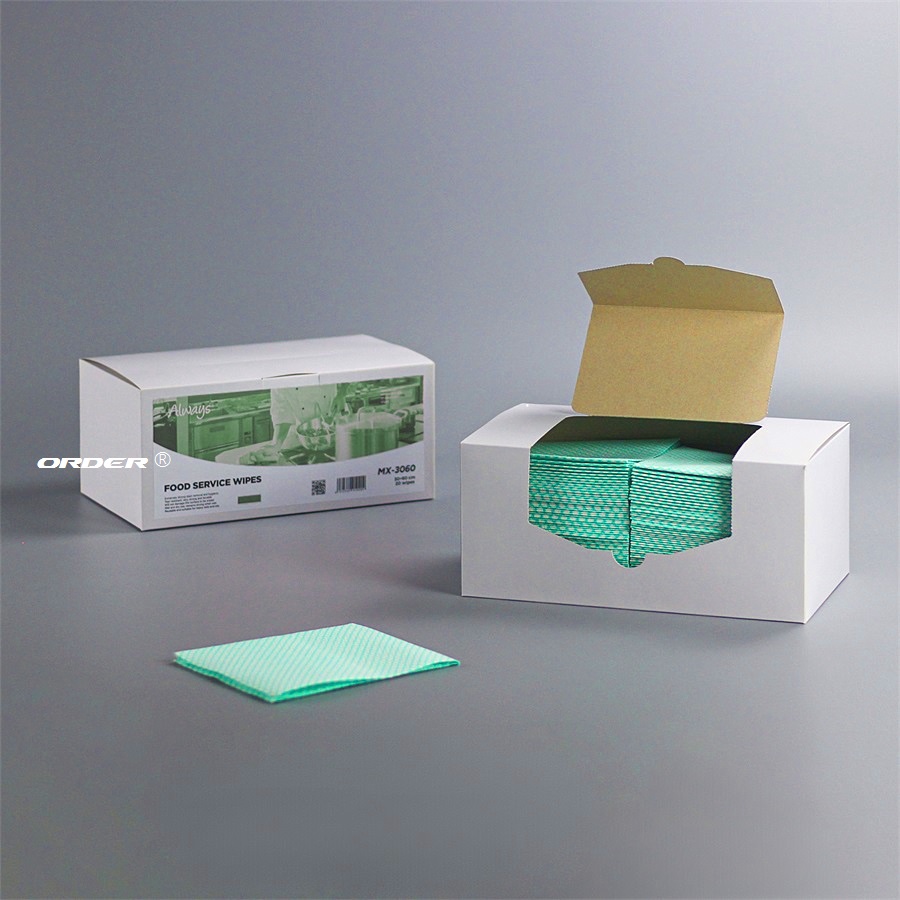 欧德ORDER®代工生产餐饮食品加工产业专用无纺布清洁抹布