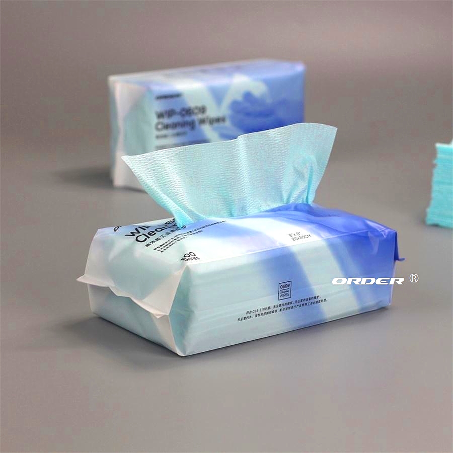 欧德ORDER®0609实验室和精密擦拭专用抽取式电子擦布擦拭纸巾