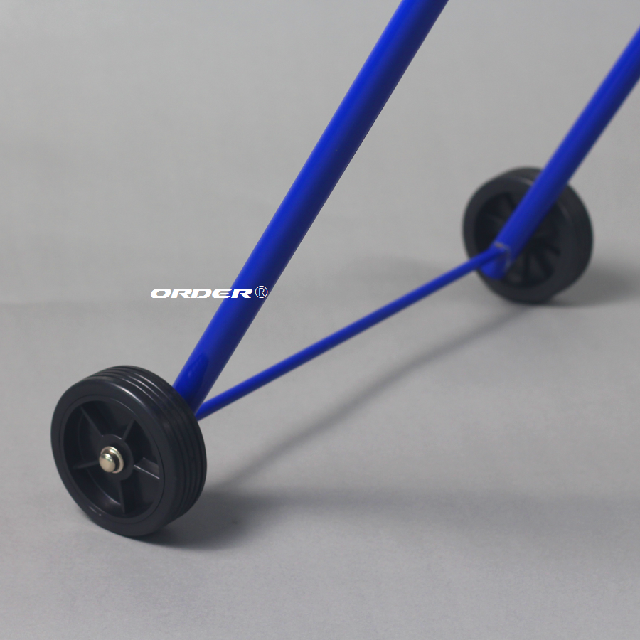 中国钢制造商带有粉末涂层的巨型滚动分配器移动地板支架带轮子