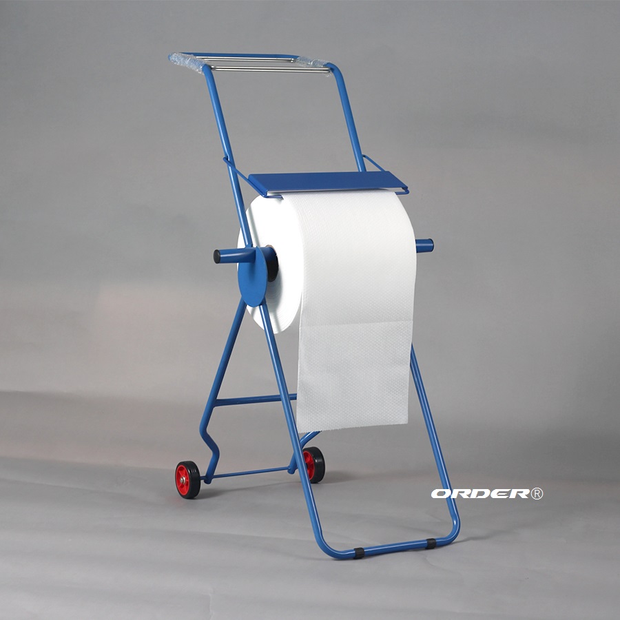 更换金伯利移动地板站立大卷毛巾分配器垃圾袋应用程序