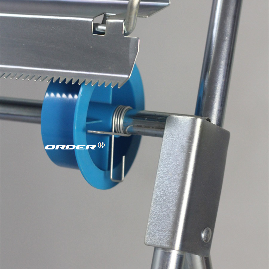 Order®工业清洁布支架经济地板站立铁大巨型卷毛巾分配器